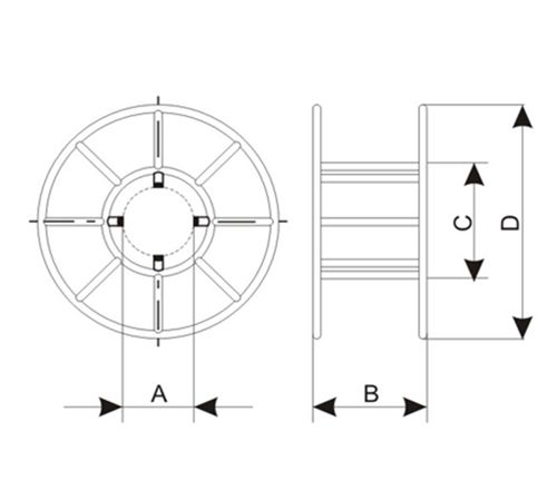 Reel dimensions