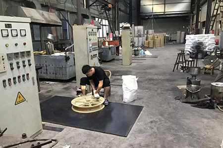 Stringing block nylon sheave casting workshop